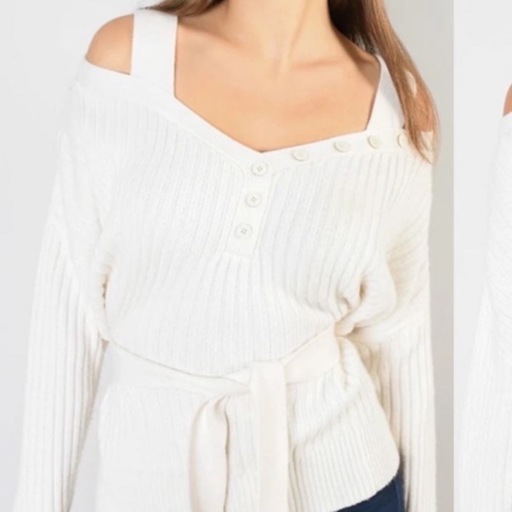 Derek Lam Crosby 10 Knitted Wool Sweater
